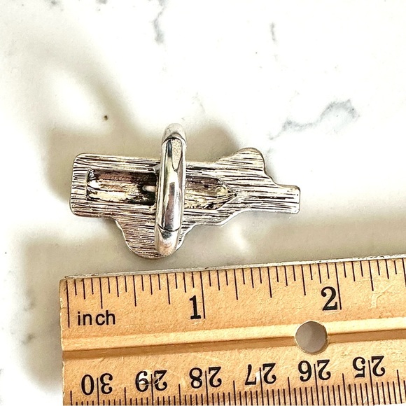 2/$30🌵 Tequila Especial Silver Turquoise Stone Adjustable Alcohol Southwestern - Picture 14 of 15